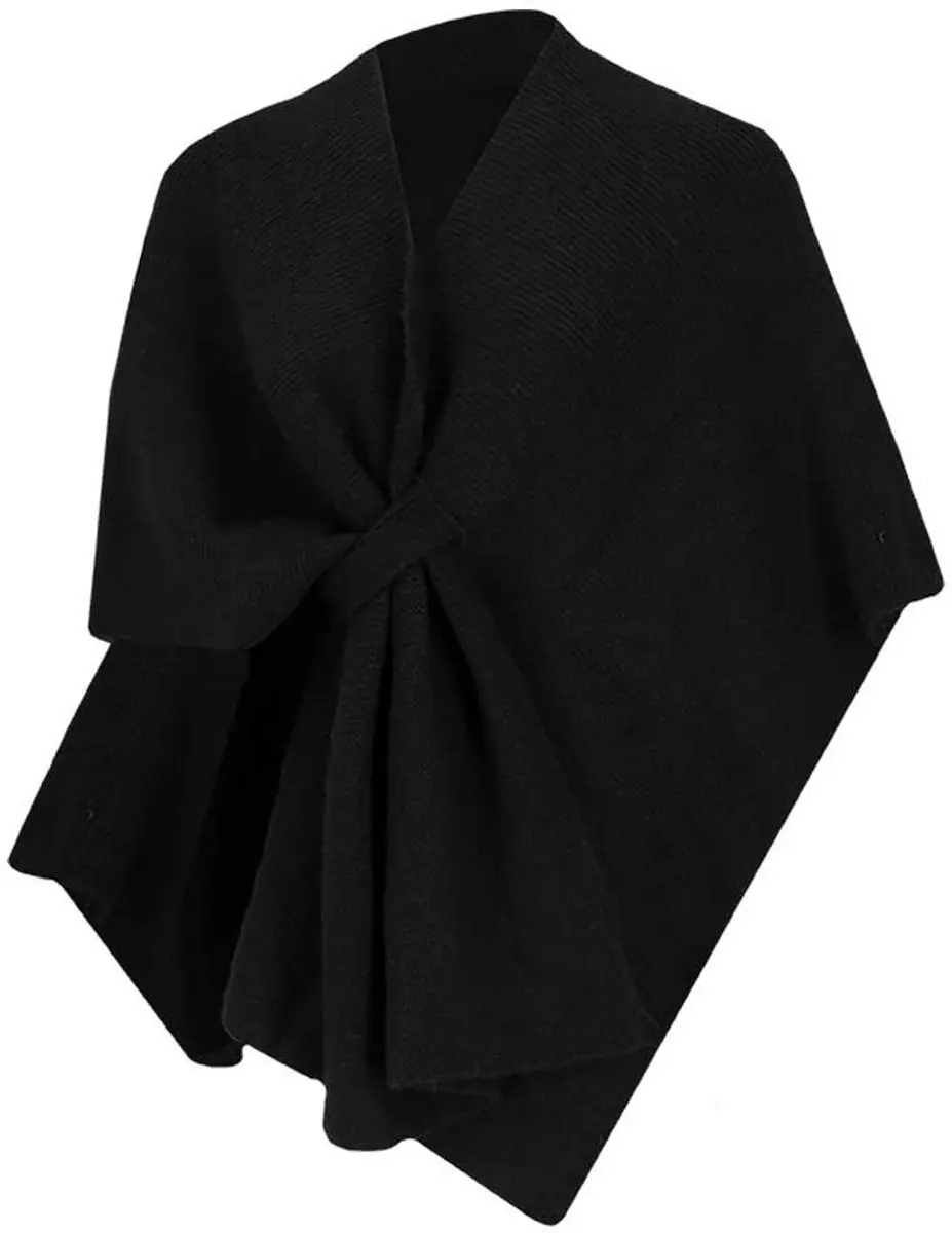 Dames poncho one size