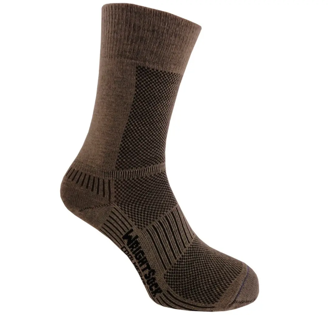Wrightsock Coolmesh Crew - Kaki - 45-49