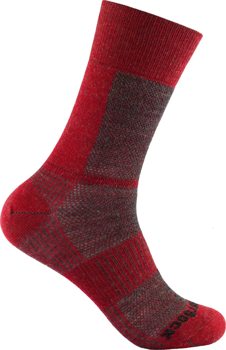 Wrightsock Merino Coolmesh II Grijs Fire Wandelsokken - afbeelding 2 van 2
