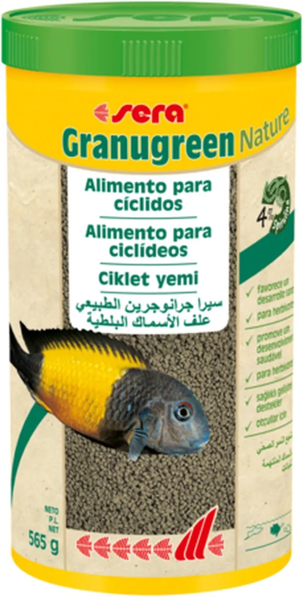 Sera Granugreen 1000ml - Voer voor alle visformaten