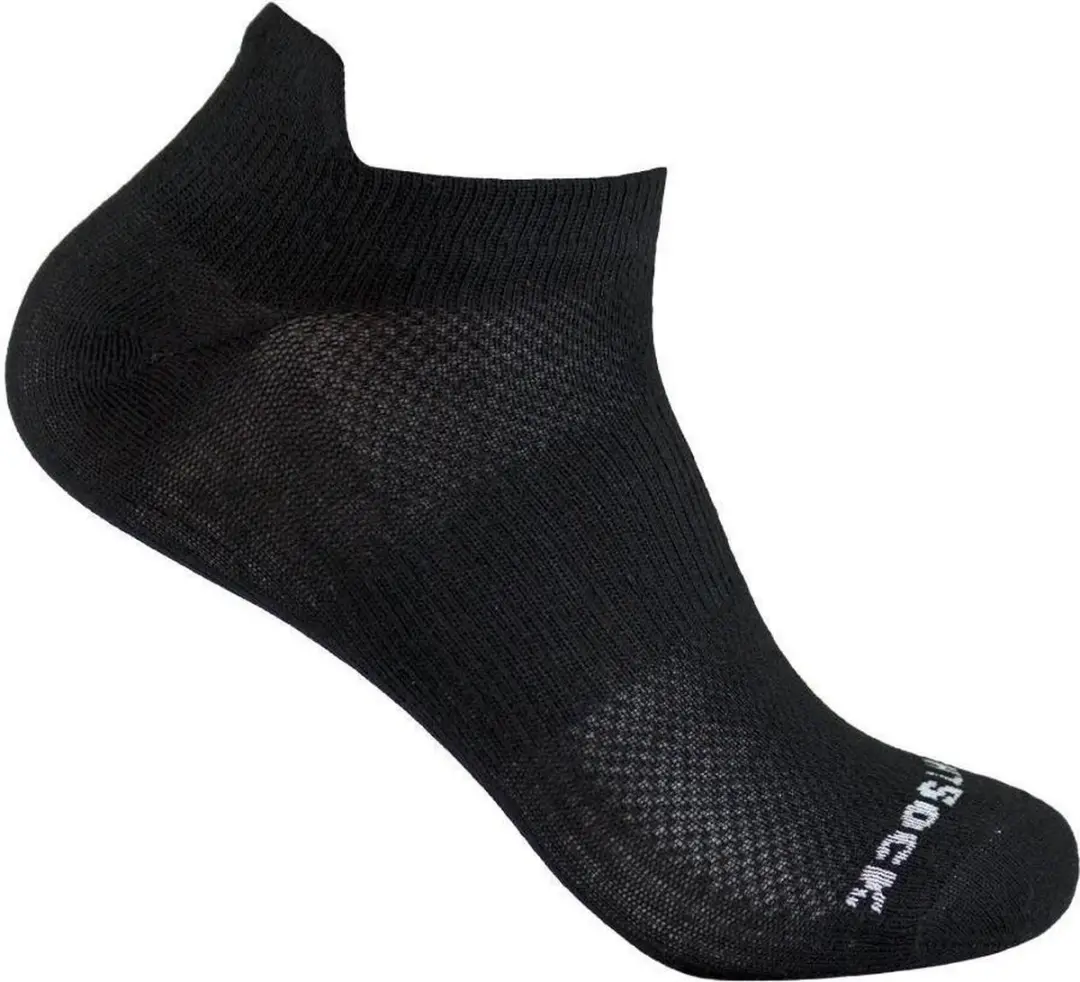 Wrightsock Coolmesh Low Tab Sokken - Zwart - 37-41 - afbeelding 2 van 3
