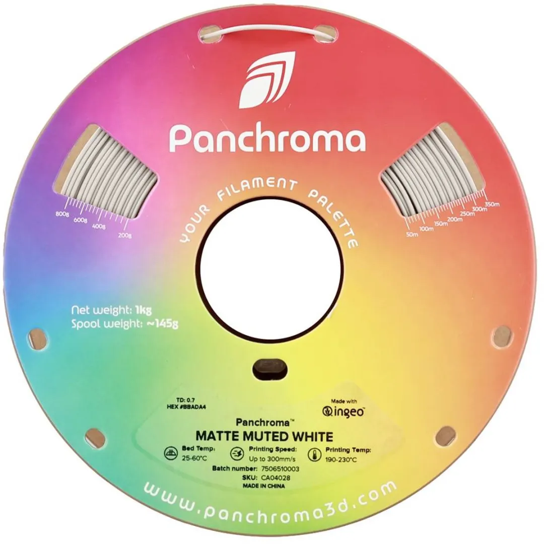 Polymaker Panchroma Matte PLA Filament 1.75mm 1000g Muted White