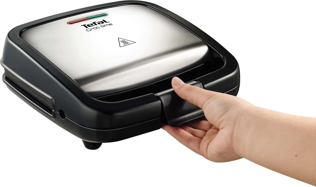 Tefal Croc Time SM193D Tosti-apparaat 700W - Zwart/RVS