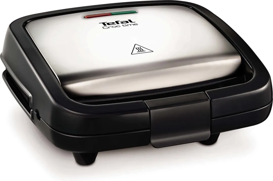 Tefal Croc Time SM193D Tosti-apparaat 700W - Zwart/RVS