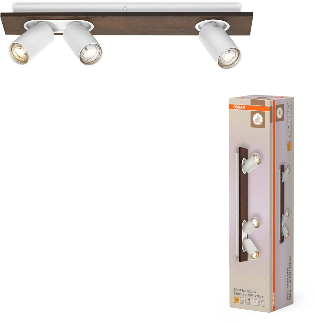 Osram Decor Spot Mercury GU10 - 3x3,4W 690lm Warm Wit