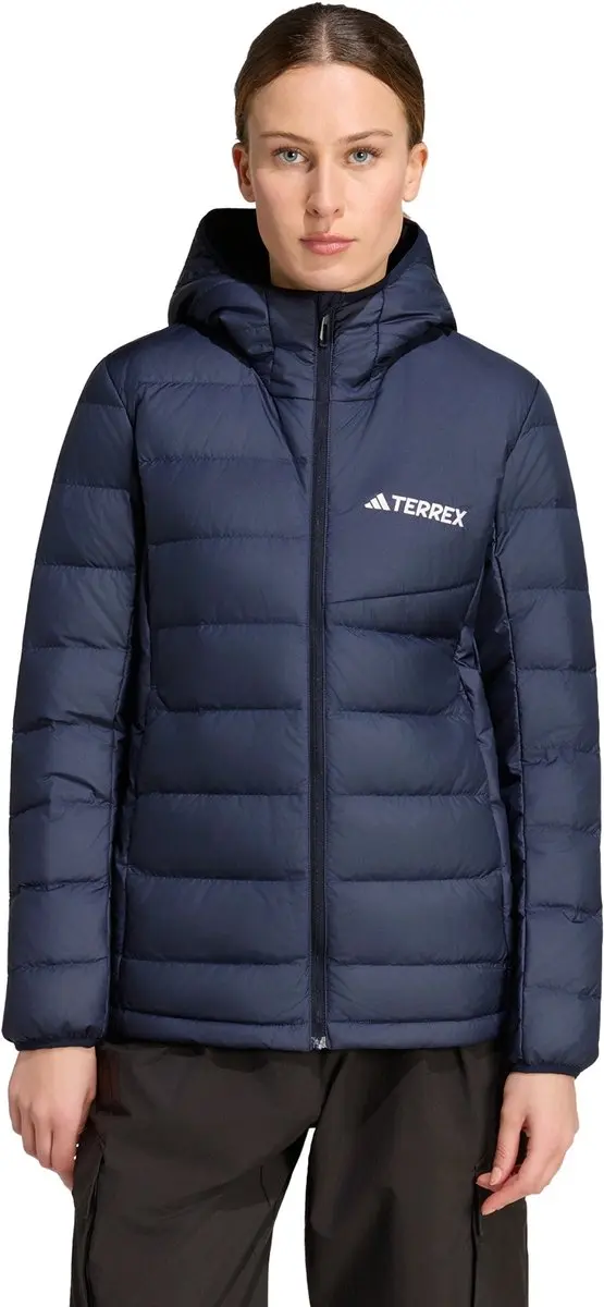 Adidas Terrex Terrex Multi Licht Climawarm Donsjack Met Capuchon - Dames - Blauw - afbeelding 5 van 5
