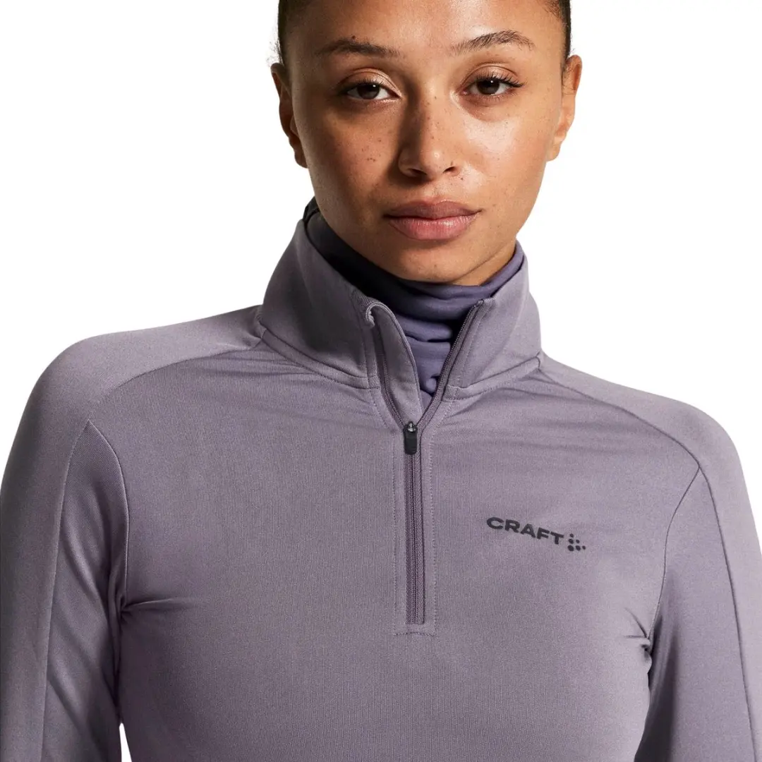 Craft Core Gain Midlayer Shirt Dames - Paars - afbeelding 6 van 6