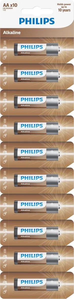 Philips AA Alkaline Batterij