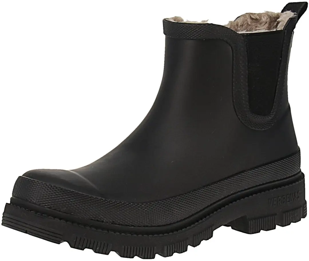 Verbenas 9302181199 Lua Fur Smooth - Dames Chelsea boots - Black-Black