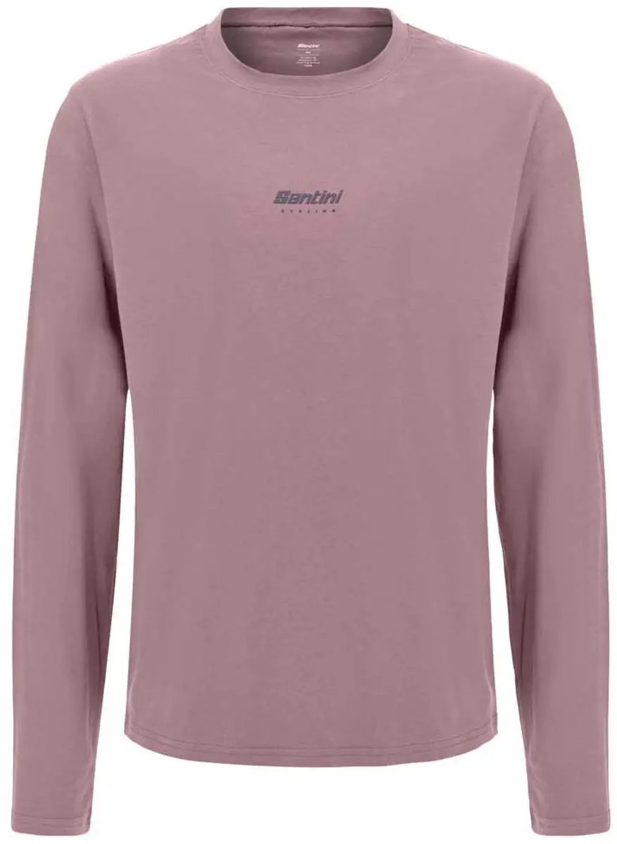Santini T-shirt Met Lange Mouwen Roze M