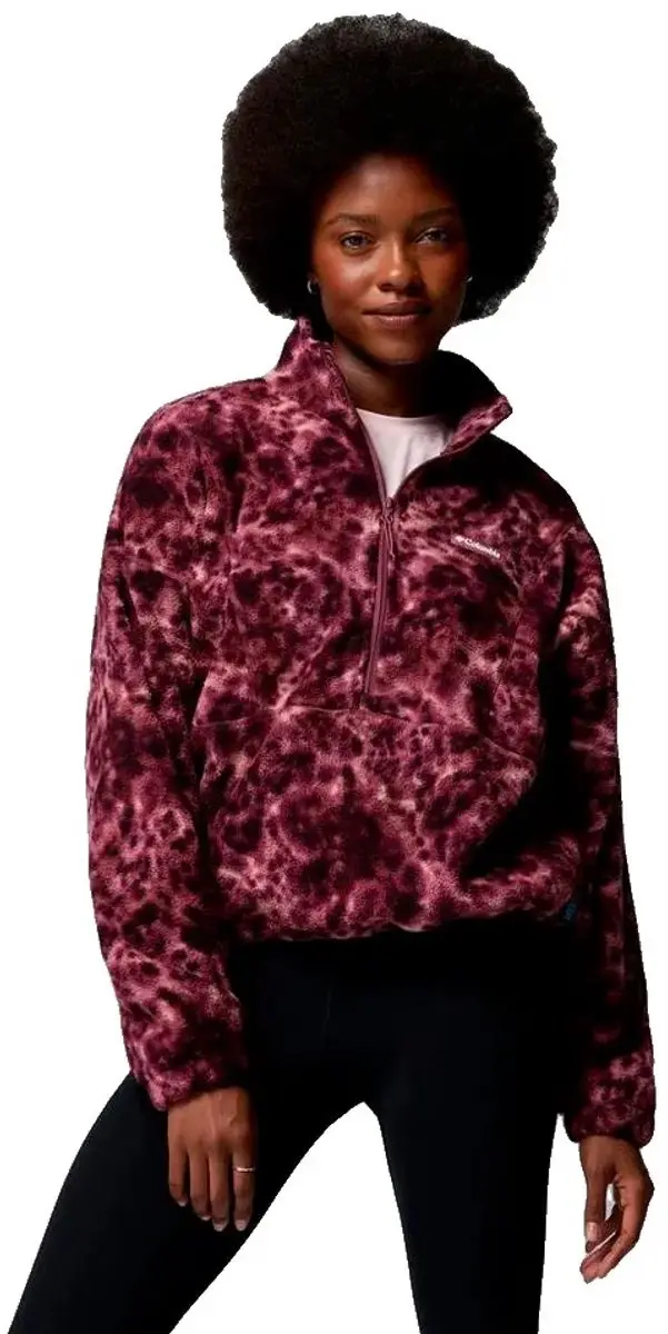 Columbia Timber Meadow™ Mtr Printed Fleece Met Halve Rits Paars M Vrouw