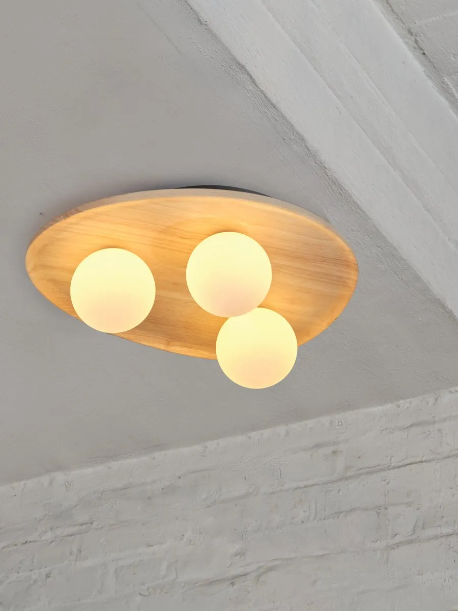 Osram Decor Houten Nest LED Plafondlamp 1xG9 - Bruin