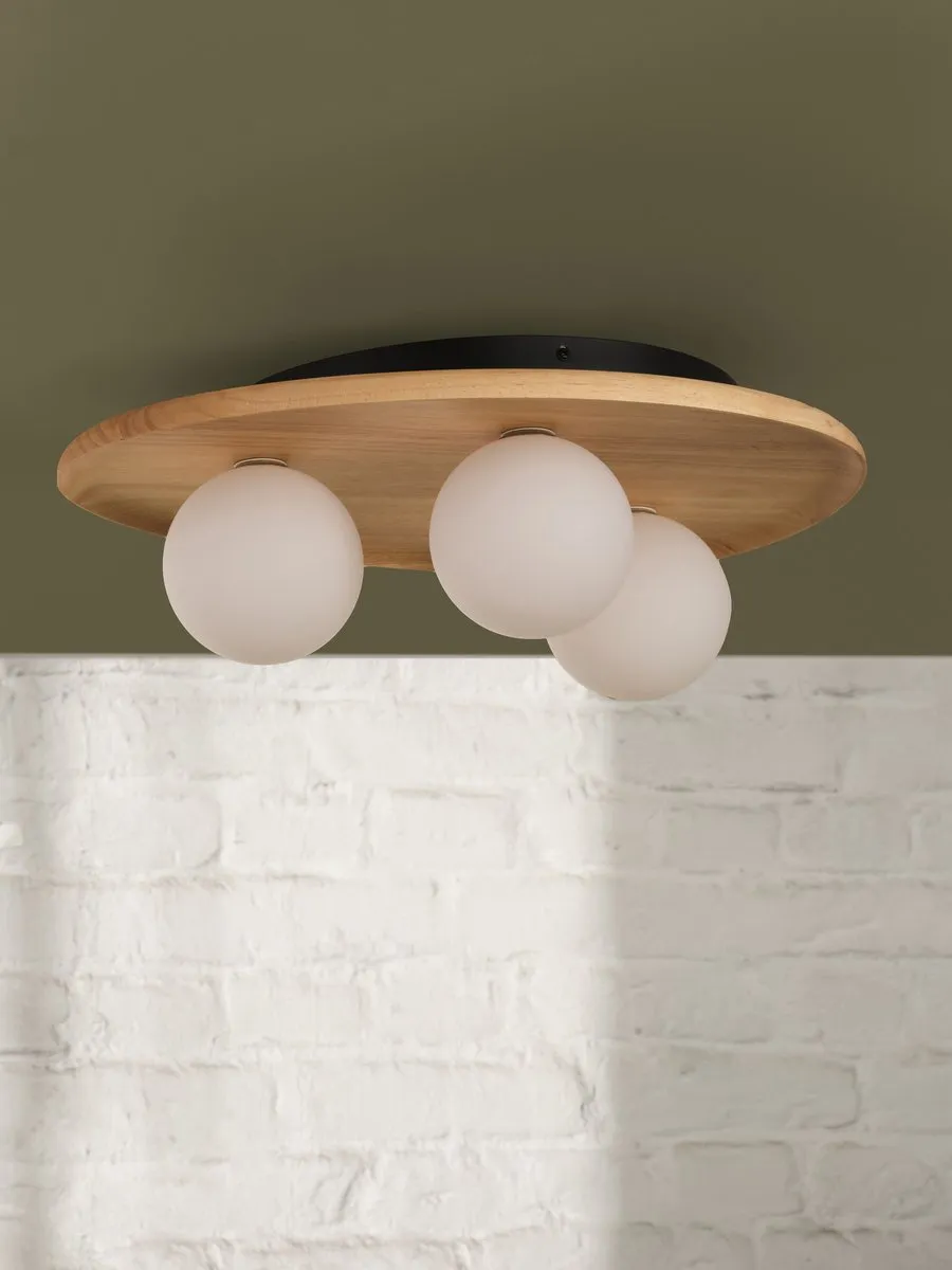 Osram Decor Houten Nest LED Plafondlamp 1xG9 - Bruin