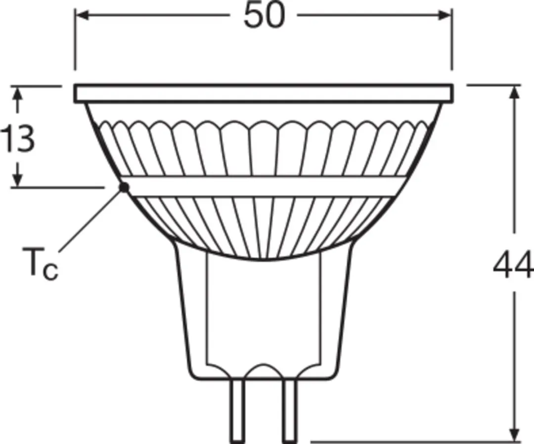 Osram GU5.3 MR16 LED Spot 8W 4000K - 36° Ø50mm