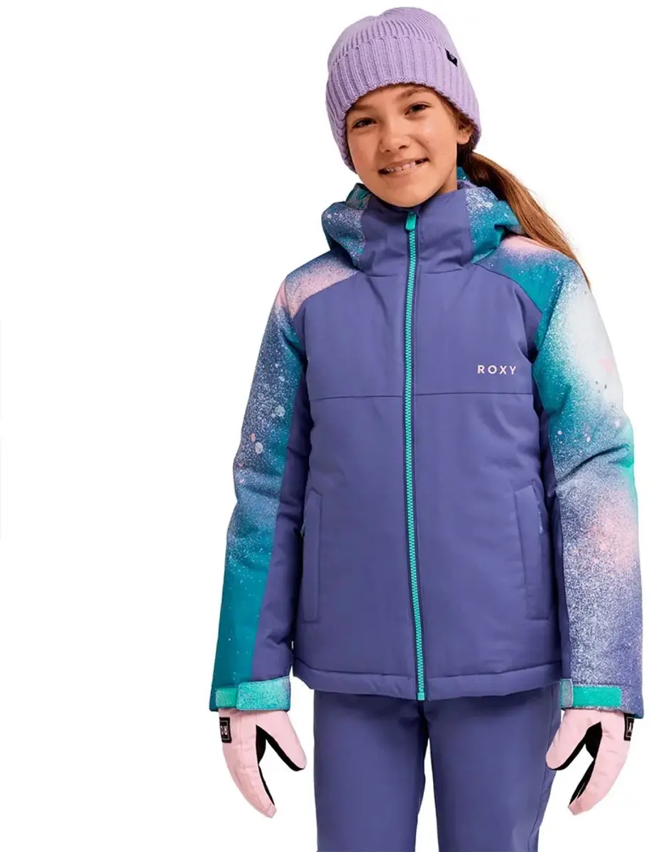 Roxy Astral Peak Jas Blauw 10 Years Kinderen
