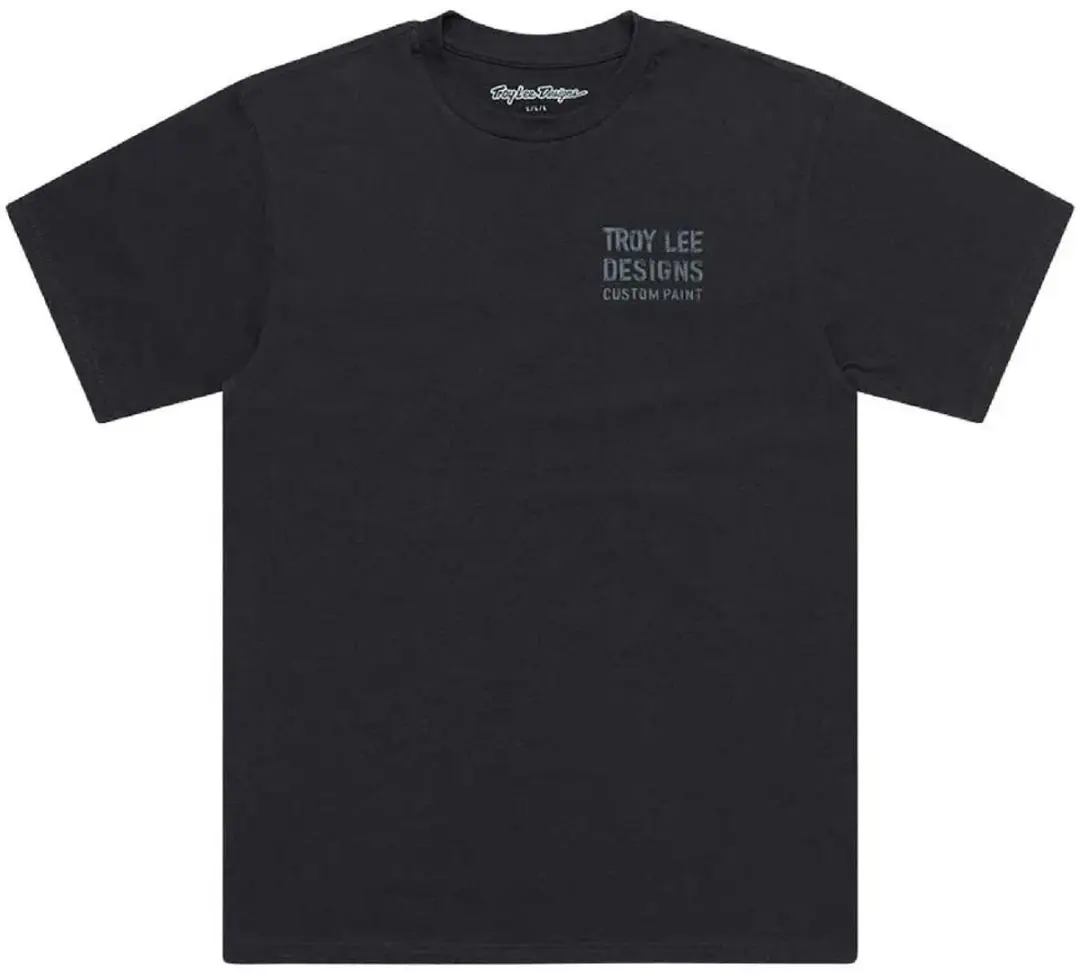 Troy Lee Designs Paint Carbon T-shirt Met Korte Mouwen Zwart L Man