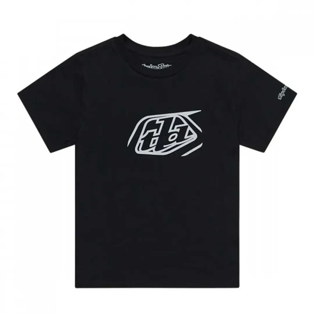 Troy Lee Designs Badge T-shirt Met Korte Mouwen Zwart L Man