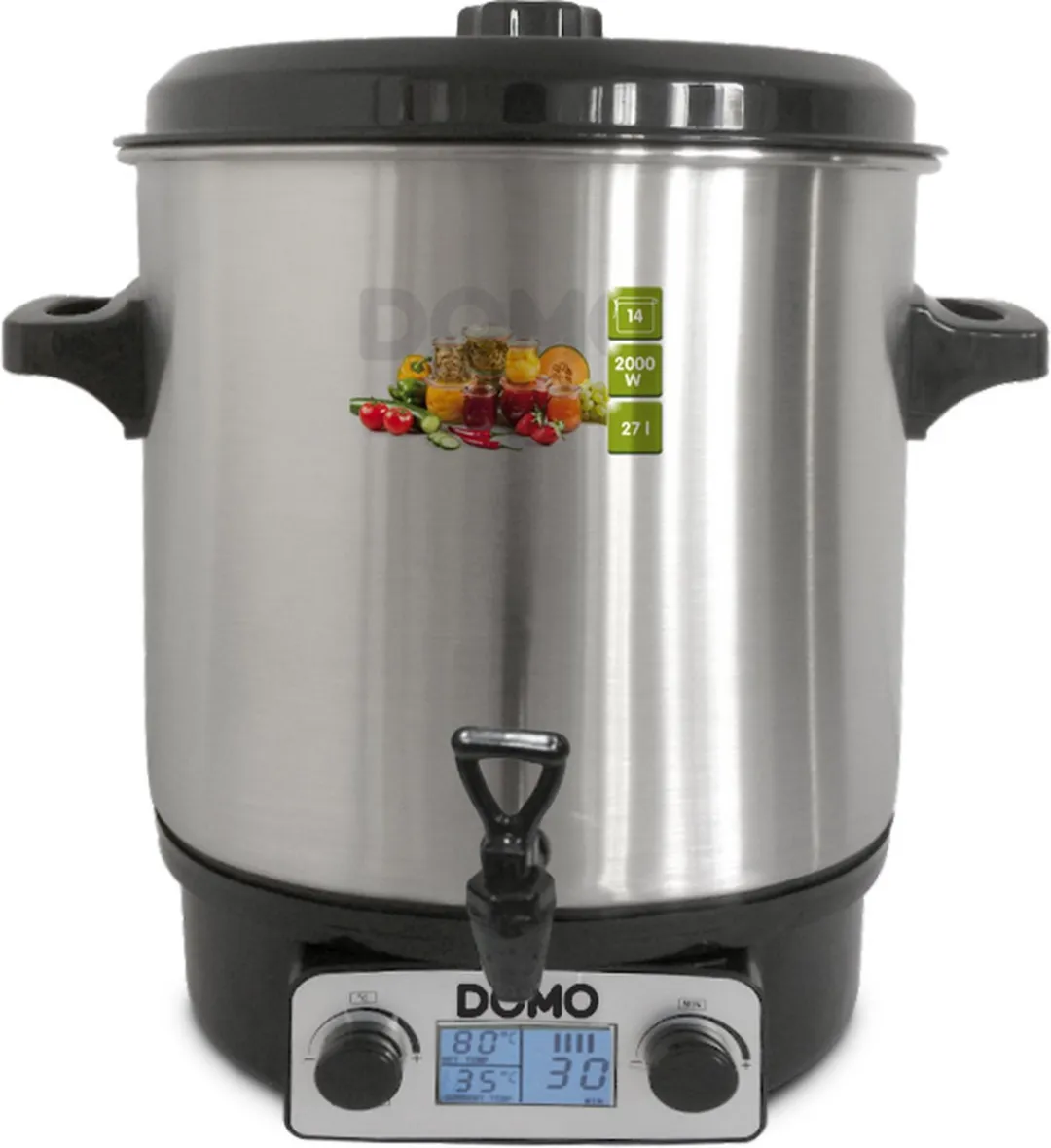 Domo DO42325PC Inmaakketel Digitaal