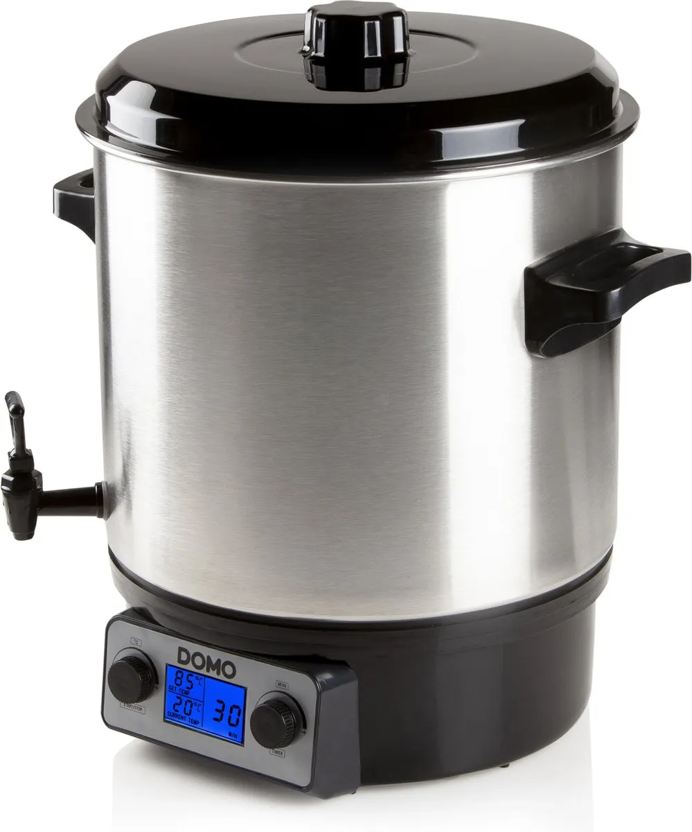 Domo DO42325PC Inmaakketel Digitaal - 27L - 2000W - Zwart