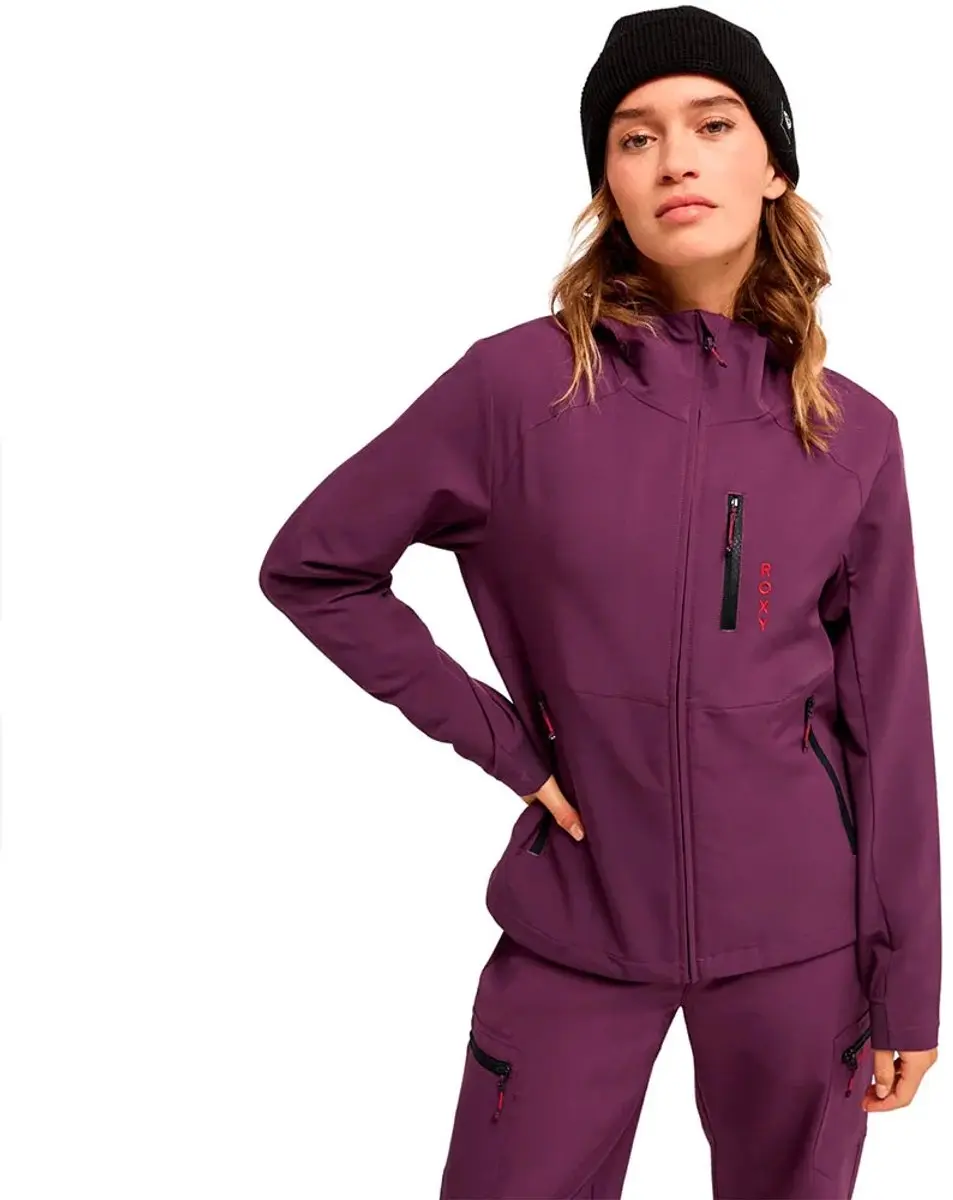Roxy Vertex Jas Paars S Vrouw