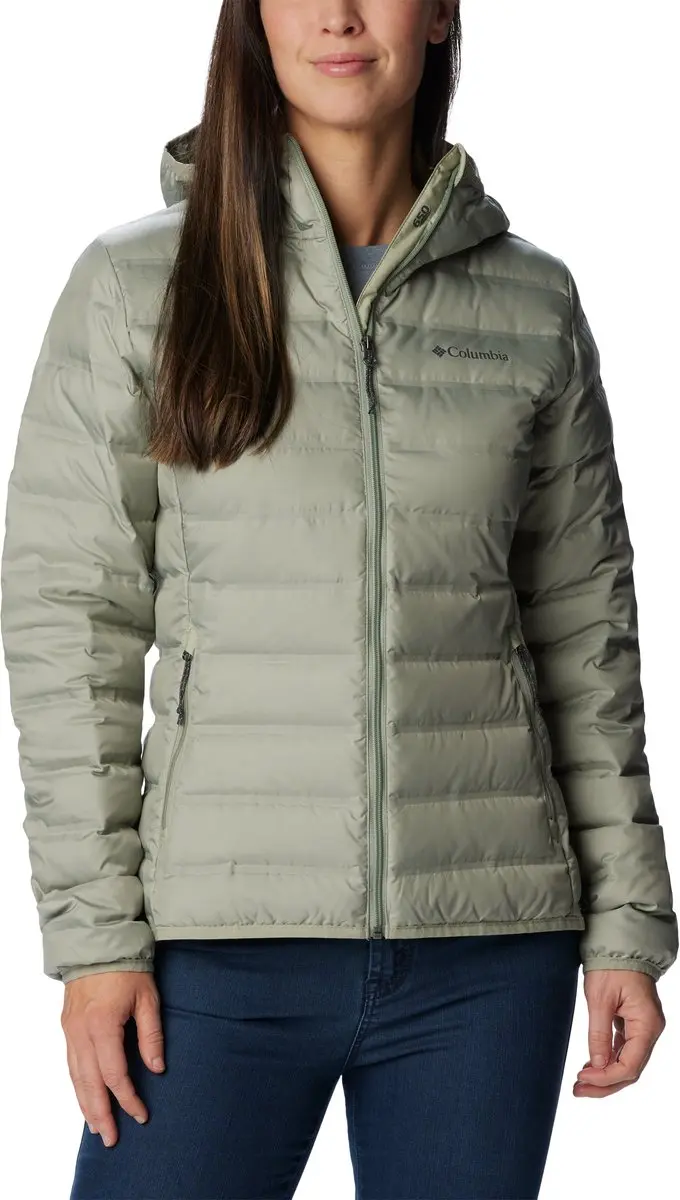 Columbia Lake 22™ II Down Hooded Jacket Dames Outdoorjas - Safari