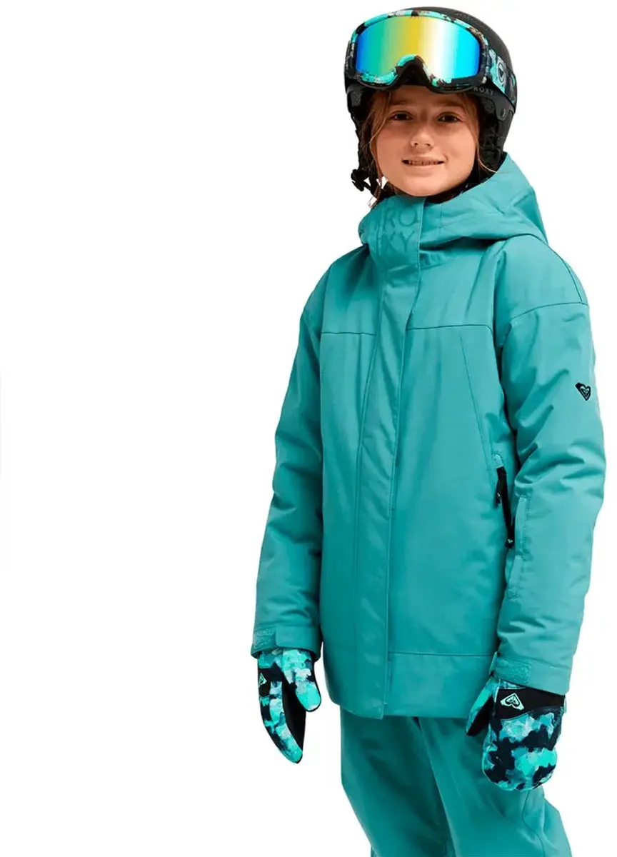 Roxy Ice Bounded Jas Groen 16 Years Kinderen