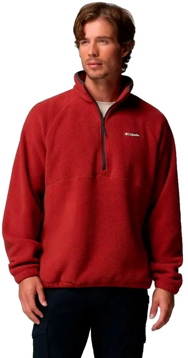 Columbia Timber Crest™ Mtr Fleece Met Halve Rits Rood S Man