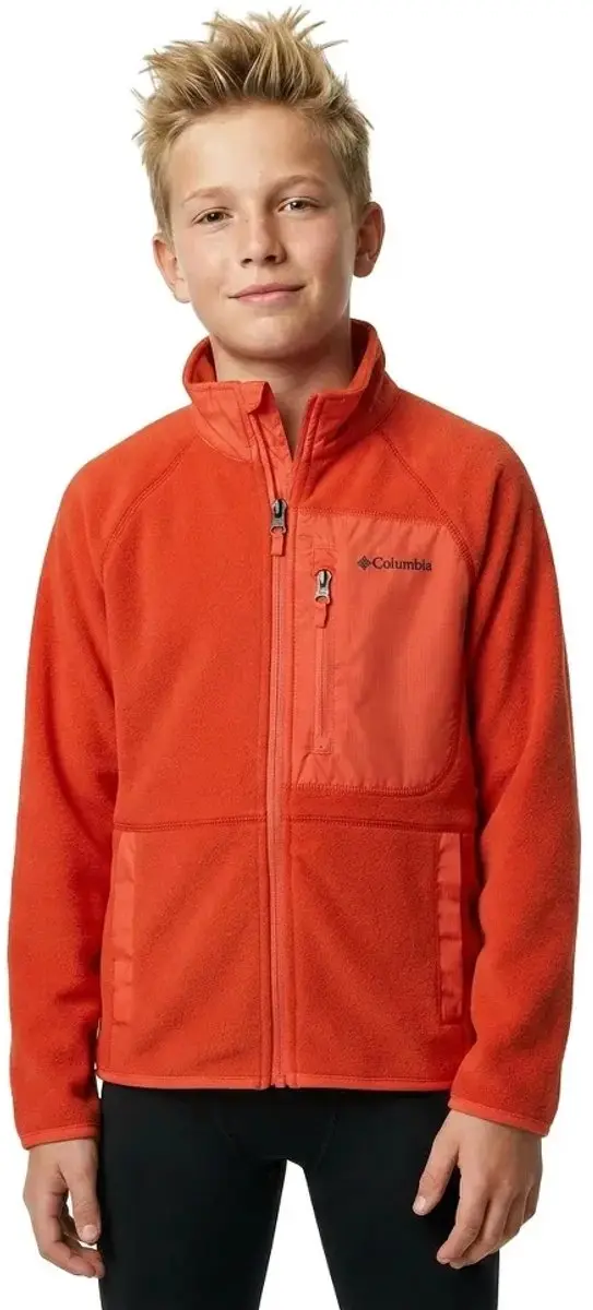 Columbia Fast Trek™ V Fleece Met Volledige Rits Oranje 14-16 Years Jongen