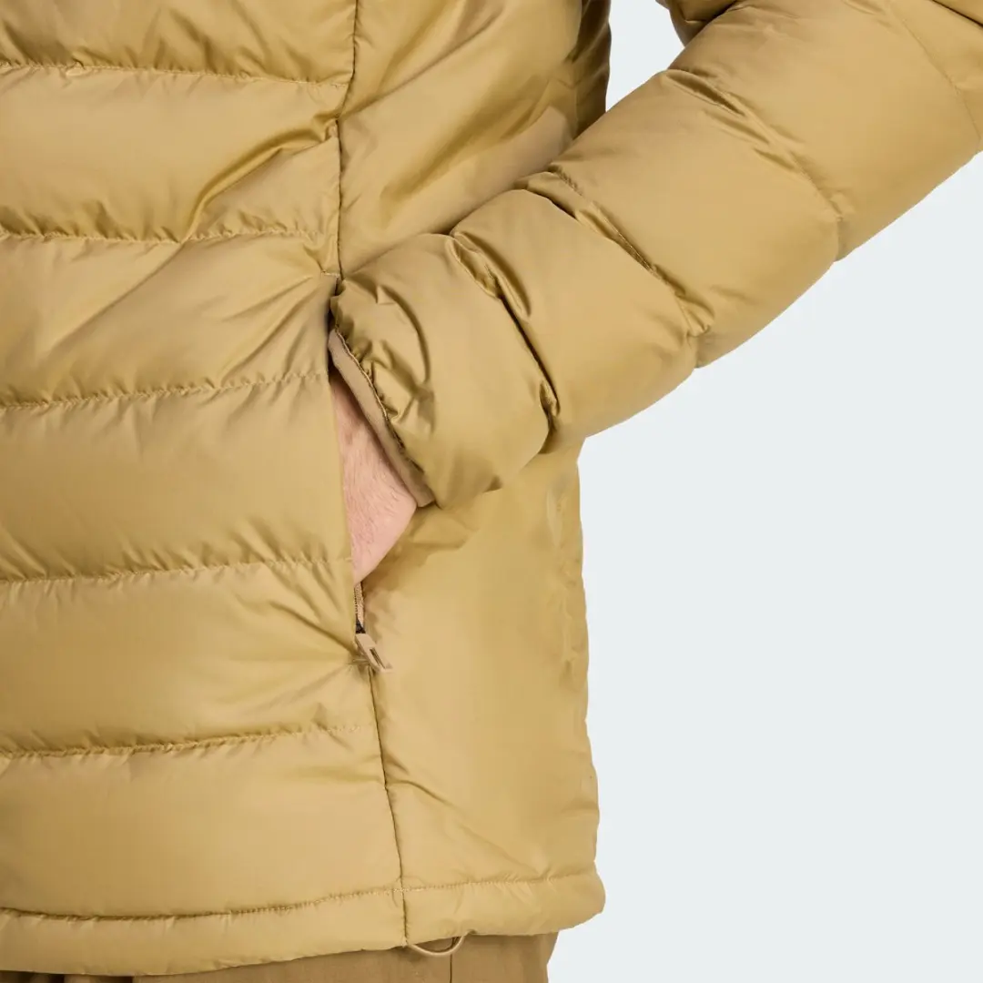 adidas Terrex Multi Licht Climawarm Donsjack - Heren - Bruin - afbeelding 3 van 6