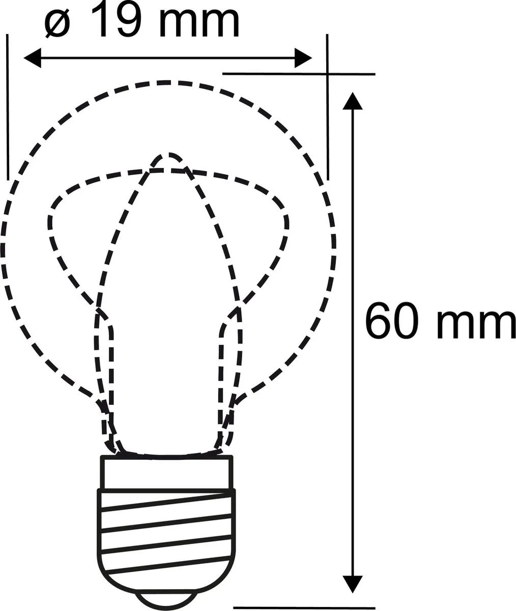 Paulmann LED-gloeilamp E14 1W 50lm 3000K Mat