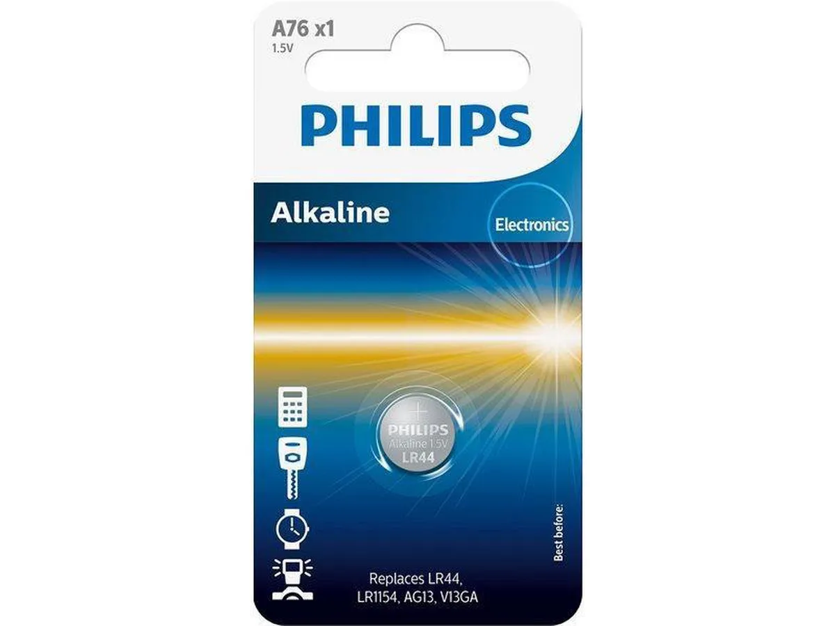 Philips A76/01B Alkaline Batterij 145mAh - afbeelding 6 van 6