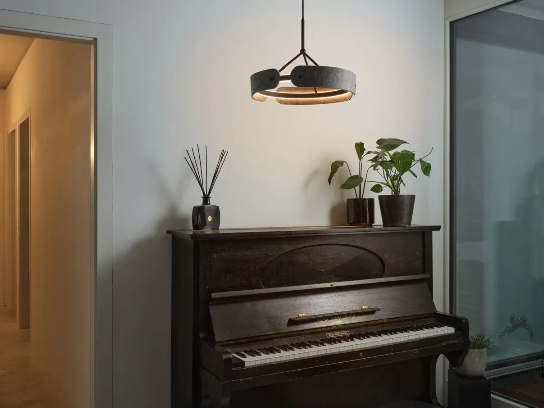 Osram Decor Curve Vilt LED Hanglamp 33W - 1000lm - Donkergrijs
