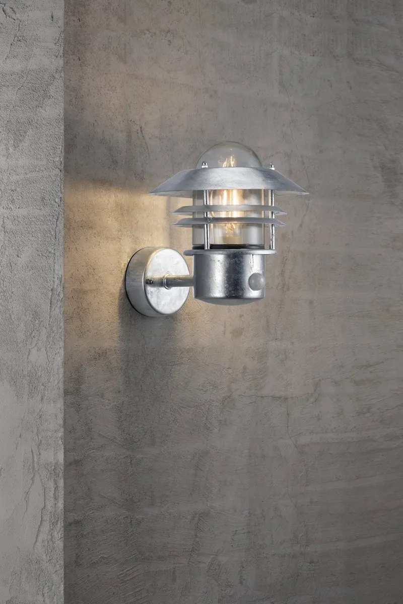 Nordlux Blokhus Wandlamp Sensor E27 - 60W - Ø22cm - Gegalvaniseerd