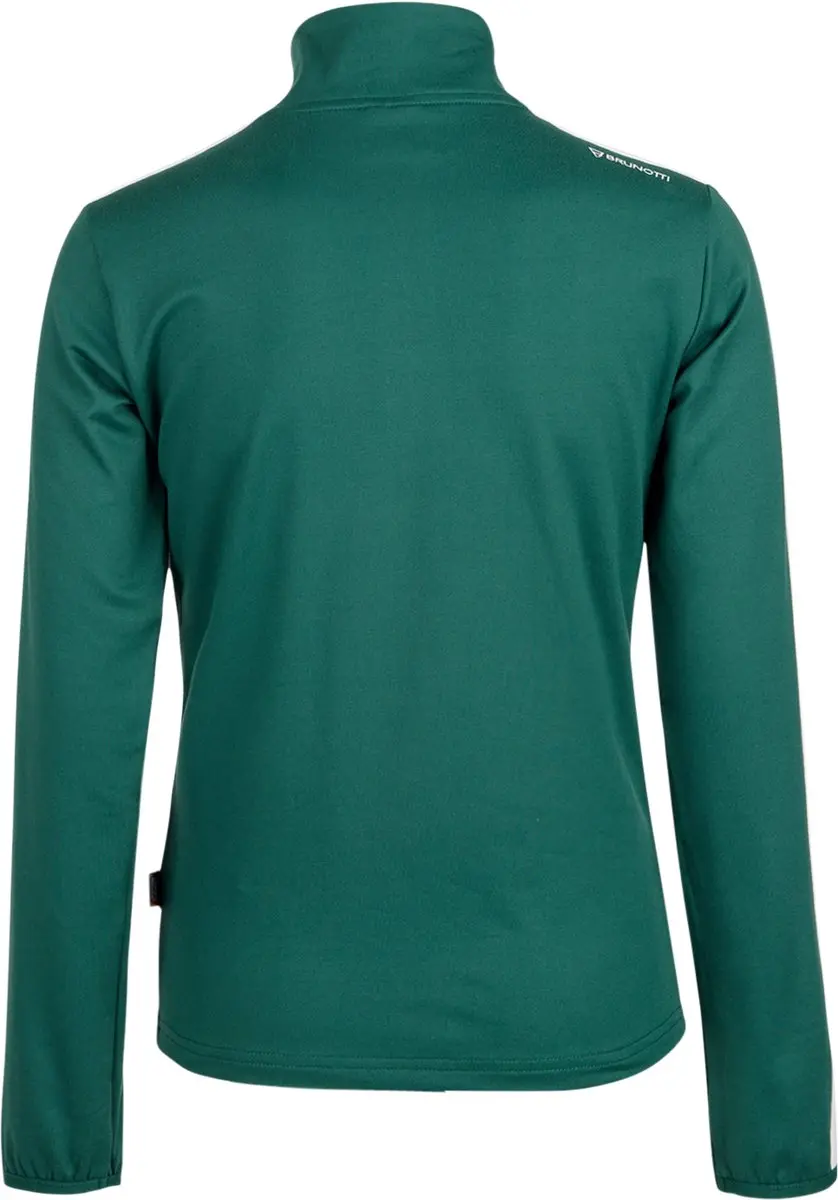 Brunotti - Rodiany Snow Fleece Meisjes - Hunter Green - Fleece Vest - Wintersport Kleding - Slim Fit - Basis laag - 164 - afbeelding 2 van 6