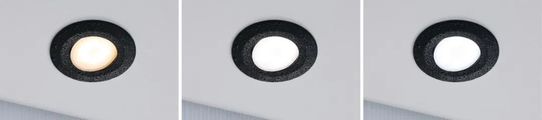 Paulmann Calla LED Inbouwspots Set - 3 Stuks - 430 lm - Zwart Mat