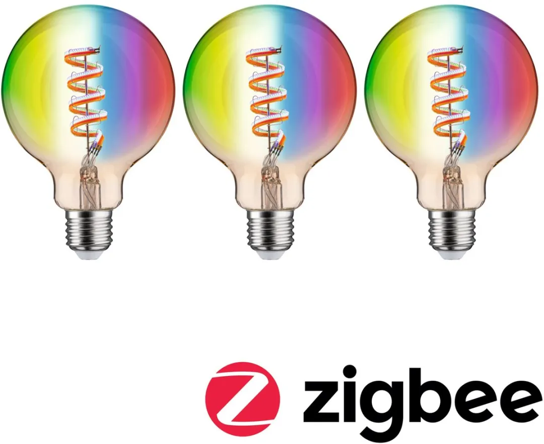 Paulmann Filament LED Globe G95 E27 RGBW 3x470lm - Goud