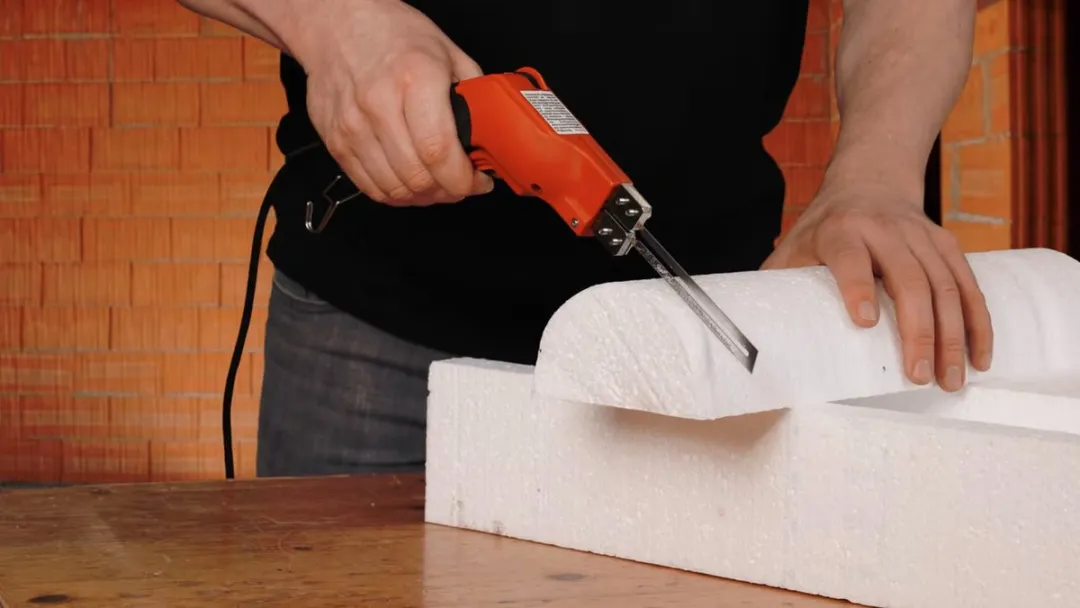 Rothenberger Mes 20cm voor piepschuimsnijder - Grijs