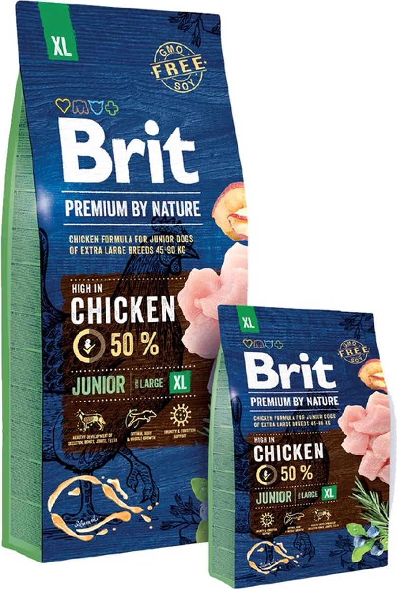 Brit Premium by Nature Junior XL Kip 15kg