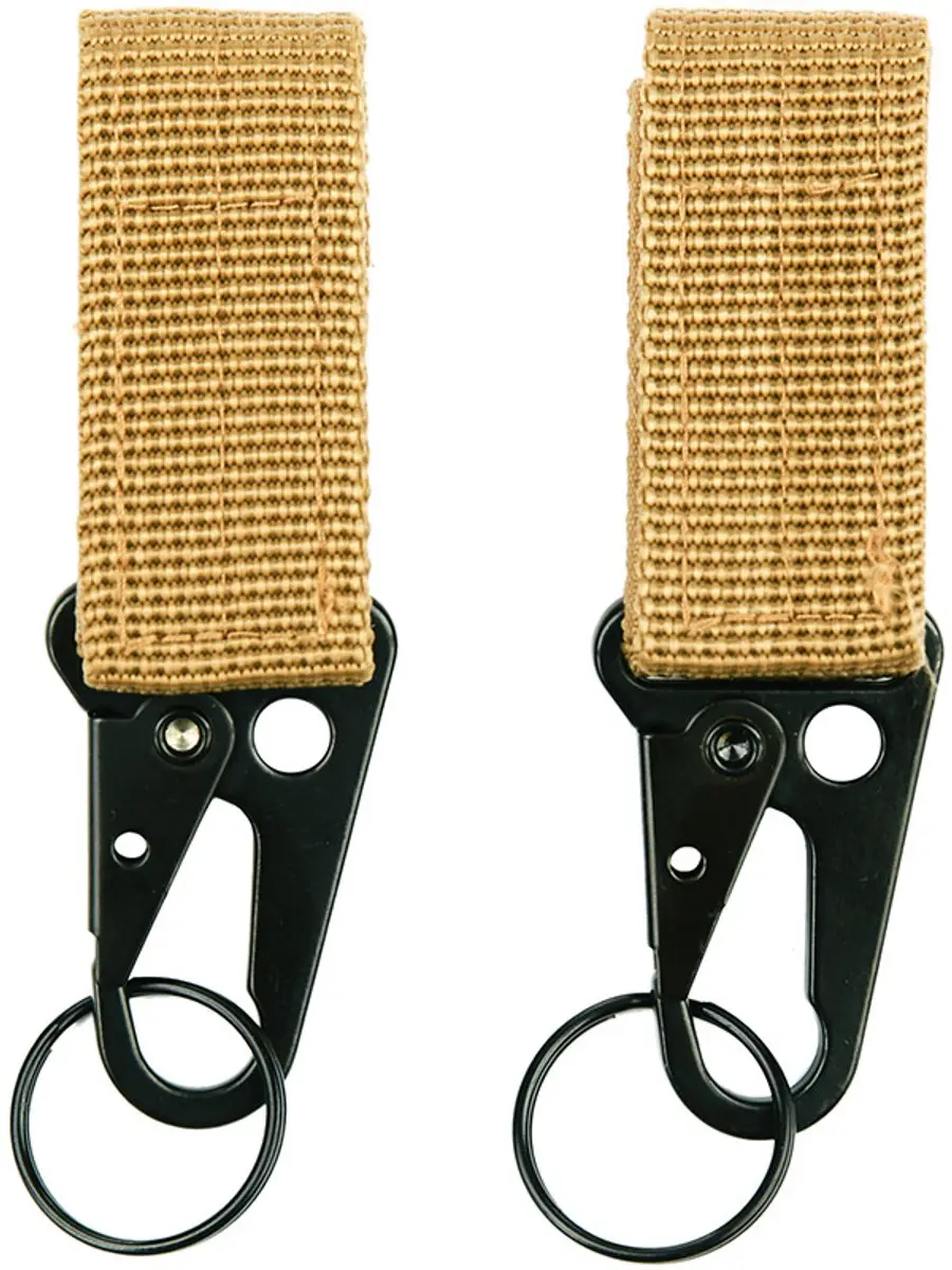 Molle snap hook with keyring 2-pack JFO03