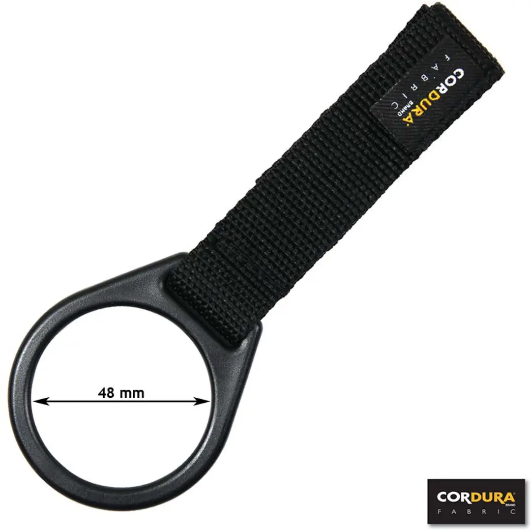 101inc D-cell zaklamp ring cordura zwart