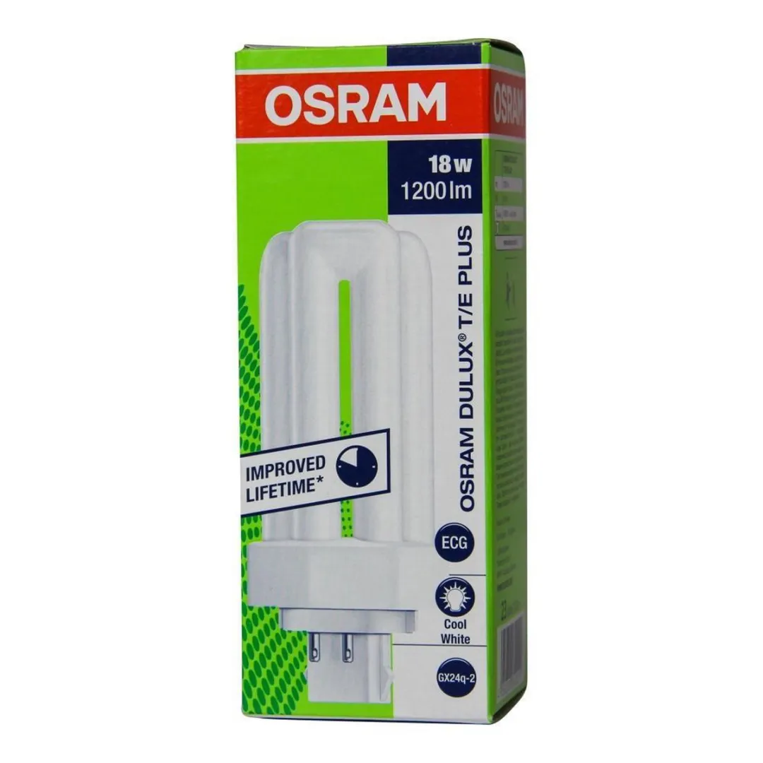 Osram Dulux T/E PL-C 18W 4000K GX24Q-2 - Mat Glas