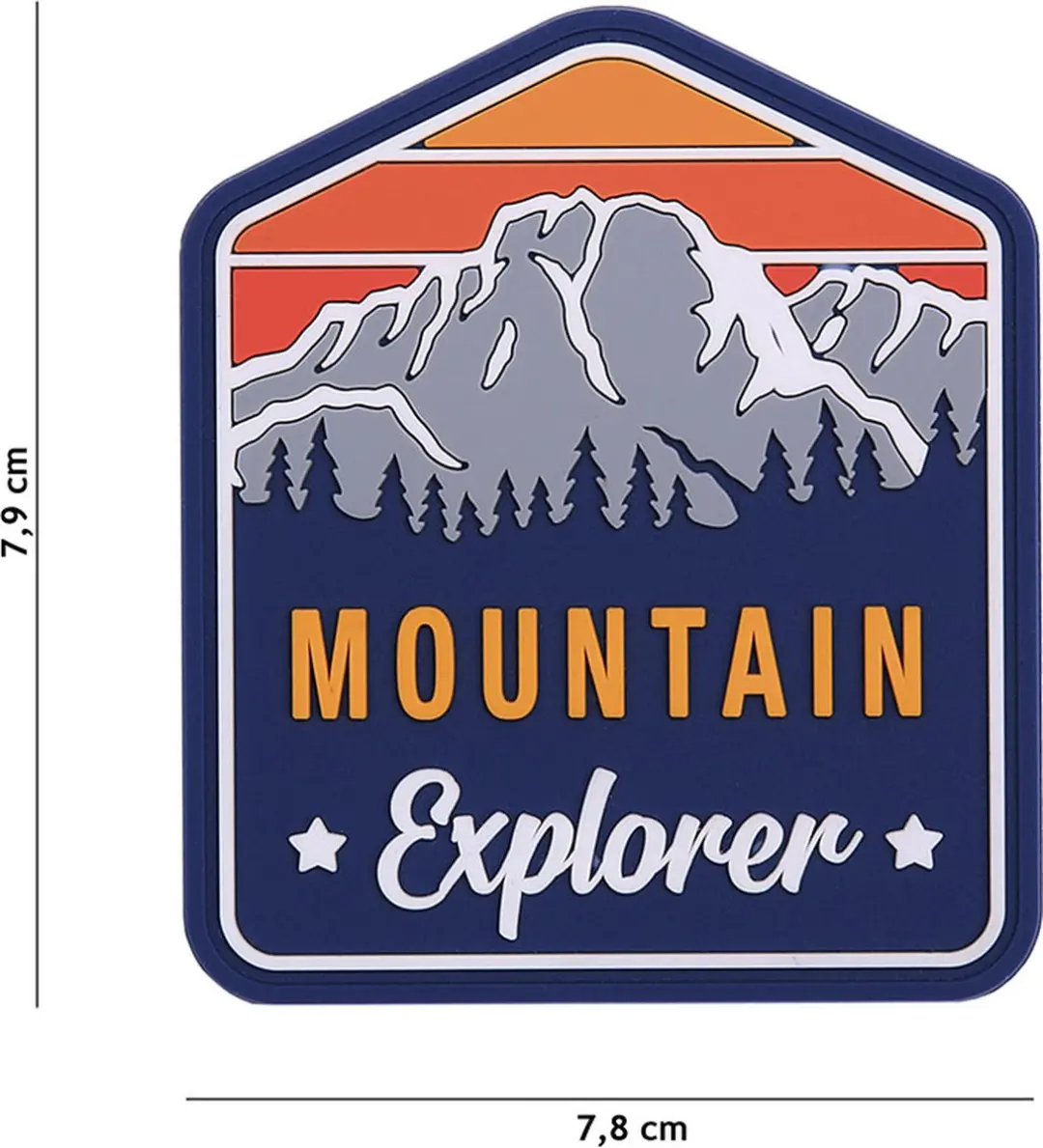 Embleem 3D PVC Mountain Explorer #23006