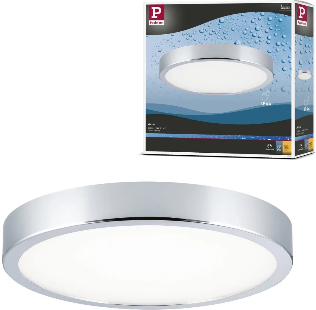 Paulmann LED-paneel Aviar IP44 24W 1800lm