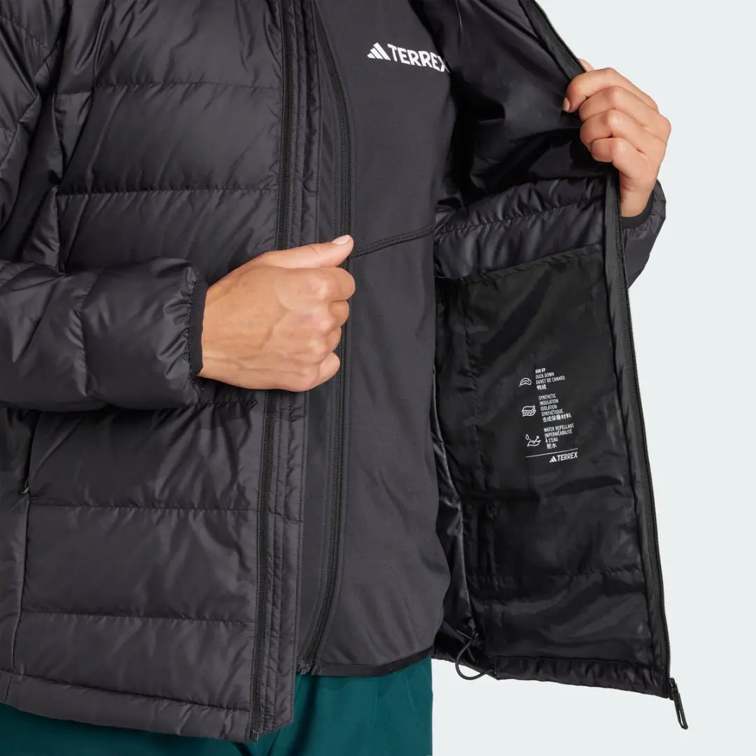 adidas Terrex Multi Donsjack - Dames - Zwart - afbeelding 2 van 6