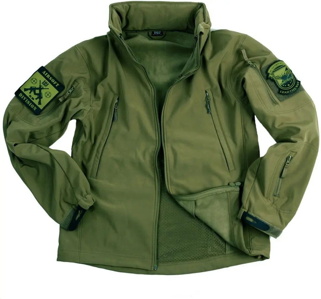 101inc Softshell Jacket Tactical groen L