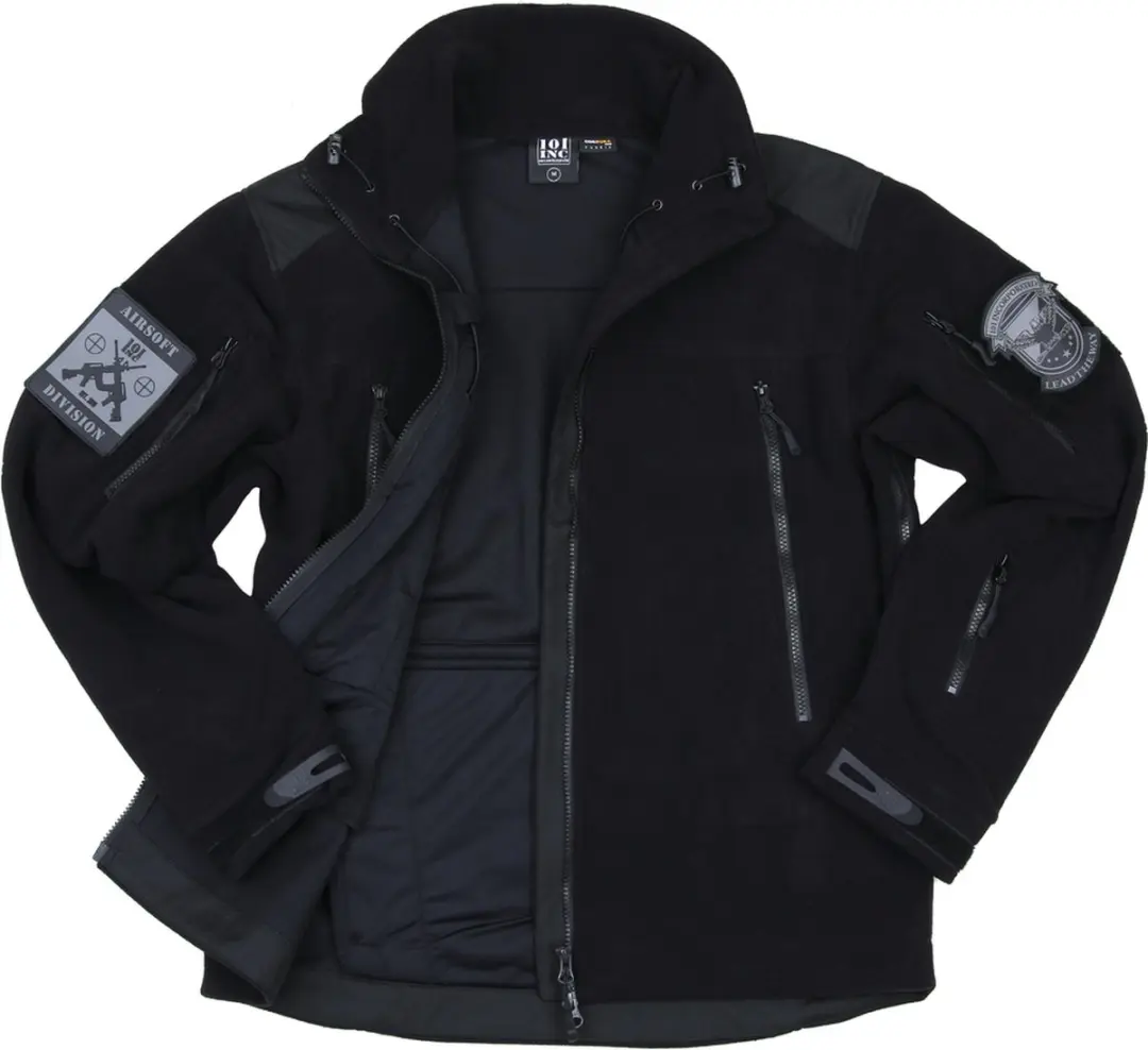 101 INC - Heavy duty fleece vest (kleur: Zwart / maat: S)