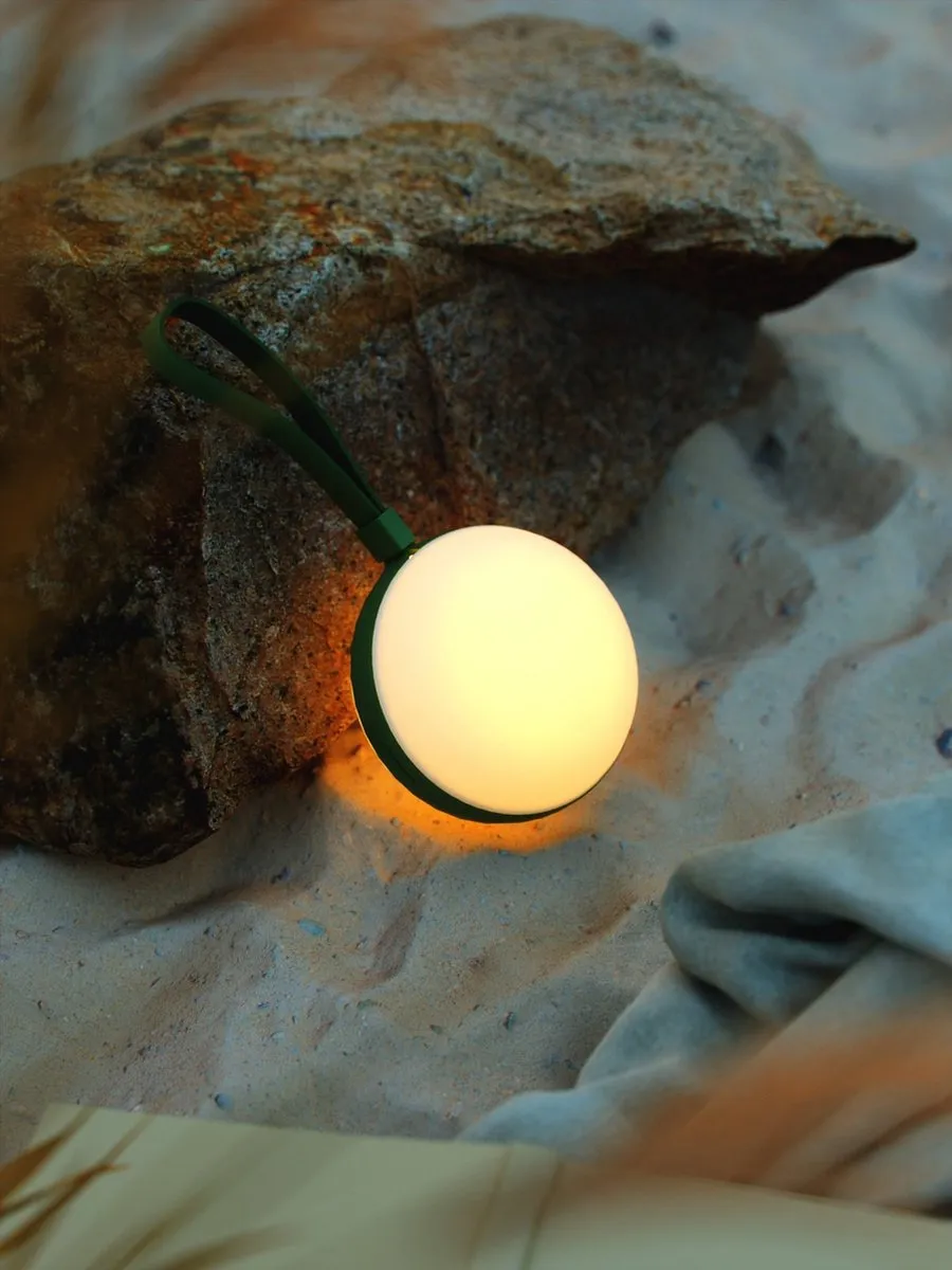 Nordlux Bring To Go 12cm Batterijlamp - Wit/Groen