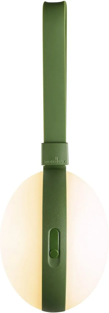 Nordlux Bring To Go 12cm Batterijlamp - Wit/Groen