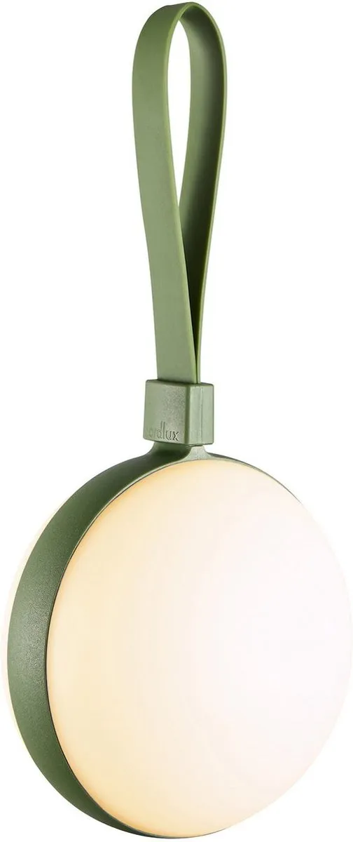 Nordlux Bring To Go 12cm Batterijlamp - Wit/Groen