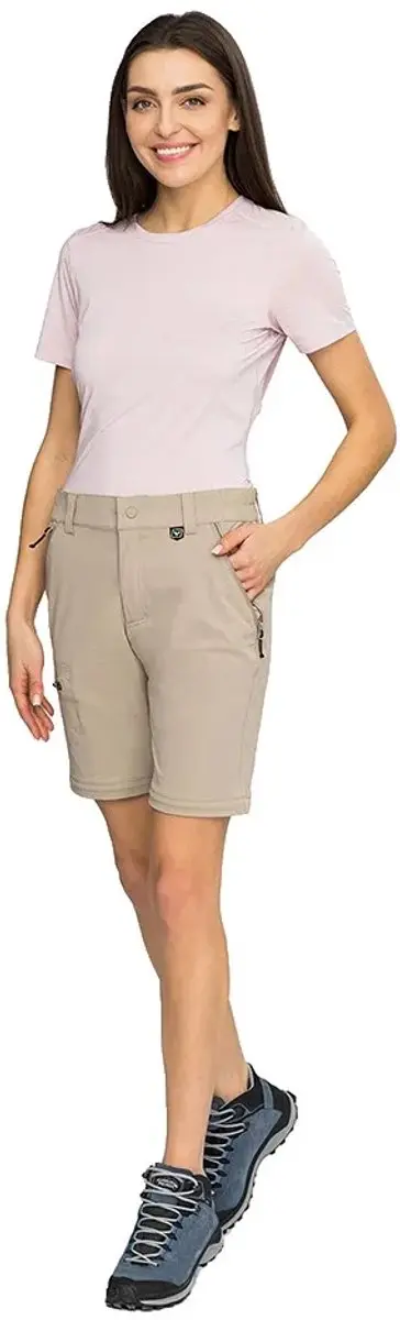 Viking Rocklyn 2-in-1 Wandelbroek Dames - Beige - afbeelding 3 van 4